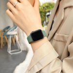 ⁦4 Pack Liquid Silicone Bands for Apple Watch Band 49mm 45mm 44mm 42mm 41mm 40mm 38mm,Soft Waterproof Strap for iWatch Series Ultra2/Ultra/9/8/7/6/5/4/3/2/1/SE Women Men⁩ - الصورة ⁦8⁩