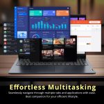 ⁦Lenovo IdeaPad 1i 15.6" FHD Touchscreen Laptop, Intel i5-1235U, 40GB RAM, 1.16TB Storage(1TB SSD+160GB Docking Station Set), Intel Iris Xe Graphics, Num Pad, Dolby Audio, Wi-Fi 6, Win 11, Abyss Blue⁩ - الصورة ⁦7⁩