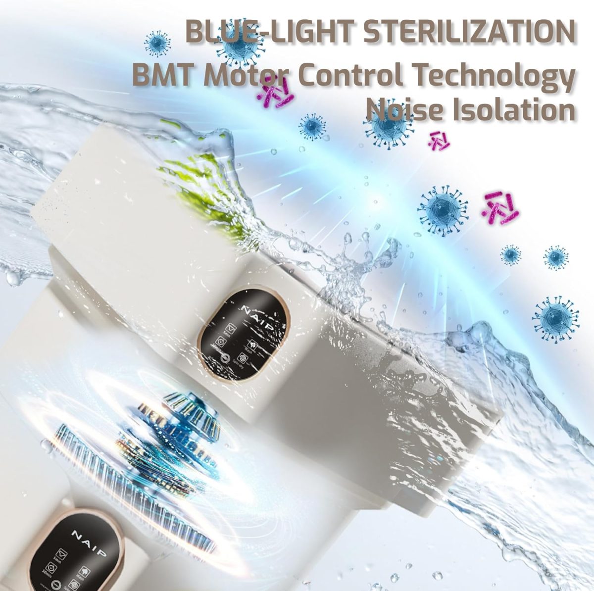 ⁦Portable Washing Machine,13L Mini Washer with Noise Cancellation and Drying Feature, Travel Foldable Washing Machine with Blue Light Sterilizer for Underwear, Socks, and Baby Clothes.⁩ - الصورة ⁦2⁩