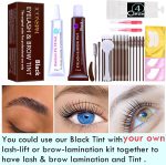 ⁦Libeauty Black Lash Tint Kit, Keratin Black Eyelash Dye and Eyebrow Tint, 6 Week Voluminous Brow Tint, Tinting Look For Lash Perm/Lift/Lamination Treatment (Black Eyelash Tint Kit Only)⁩ - الصورة ⁦6⁩