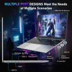 ⁦NAIKLULU Gaming Laptop,15.6 Inch Laptop Computer,32GB RAM 1TB SSD,AMD Ryzen 5 7430U 6C/12T Processor(up to 4.3Ghz),AMD Radeon Graphics,15.6”FHD 1920 * 1080 Display,WiFi 5,BT5.0,Backlit Keyboard⁩ - الصورة ⁦4⁩