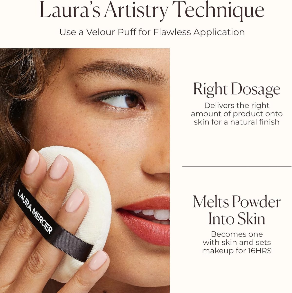 ⁦Laura Mercier Translucent Loose Setting Powder for Women 1 oz, Honey⁩ - الصورة ⁦7⁩