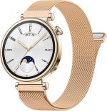 Metal Band for Huawei Watch GT4 41mm Strap,18mm Stainless Steel Replacement Strap for Huawei GT4 41mm Women Men