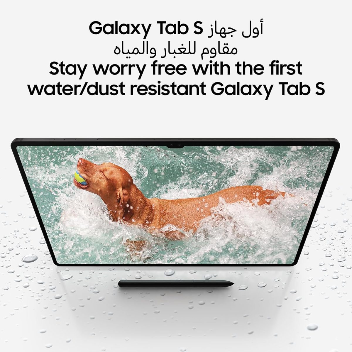 ⁦Samsung Galaxy Tab S9, 8GB RAM, 128GB Storage, Graphite, (KSA Version)⁩ - الصورة ⁦6⁩