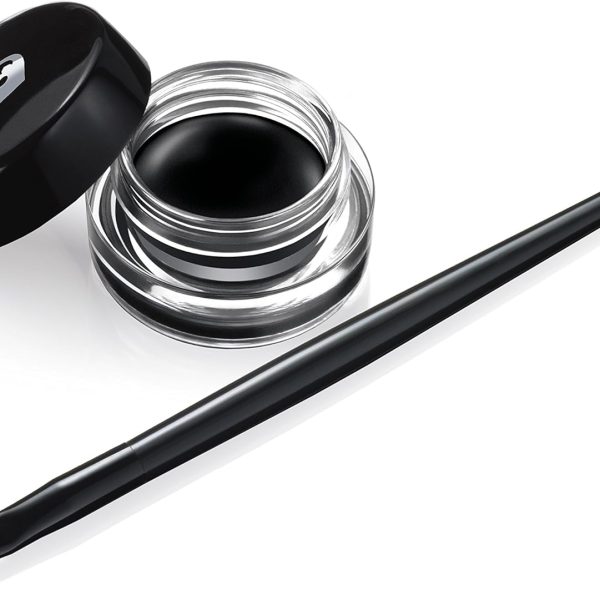 Rimmel London Scandaleyes Gel Eyeliner, Waterproof, Buildable, Long-Wearing, 001, Black, 0.04oz