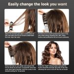 ⁦OKWRAP Rotating Hot Air Brush, Blow Dryer Brush Rotating with 2 Attachments for Drying, Smoothing, Shaping and Volume, Round Blow Dryer Brush, Rotating Warm Air Brush for Fine Hair Helps Dabe⁩ - الصورة ⁦5⁩
