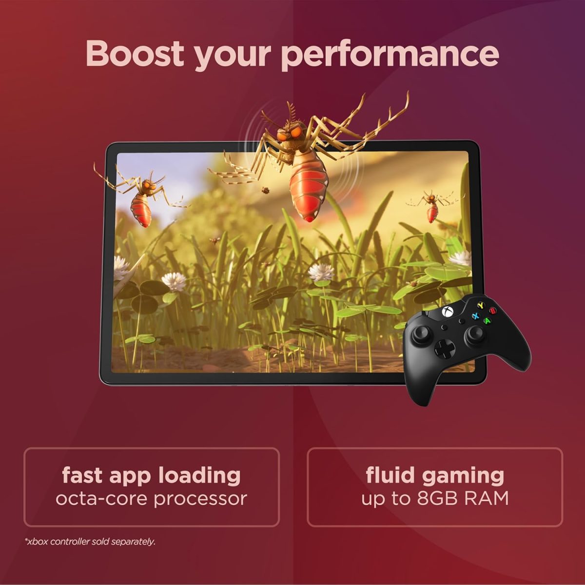 ⁦Lenovo Tab P12 - Expansive Touchscreen Tablet - 12.7" 3K Display - 13MP Camera - 8GB Memory - 128GB UFS Storage - Android 13 - Dolby Atmos - Quad JBL Speakers - Pen Included⁩ - الصورة ⁦5⁩