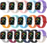 ⁦NESLIN Band Compatible with Huawei Watch Fit 4/4 Pro 2025/Fit 3 Strap with Colorful Buckle, Breathable Silicone Soft Band Comfortable Strap Replacement for Huawei Watch Fit 4/4 Pro Men Women⁩ - الصورة ⁦7⁩