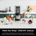 ⁦Ninja XSKPNTLTD2 CREAMi Deluxe Pints and Lids 2 Pack, Compatible with NC500 Series Ninja Creami Deluxe ice Cream Makers, BPA-Free & Dishwasher Safe, Coral & Yellow Lids⁩ - الصورة ⁦10⁩