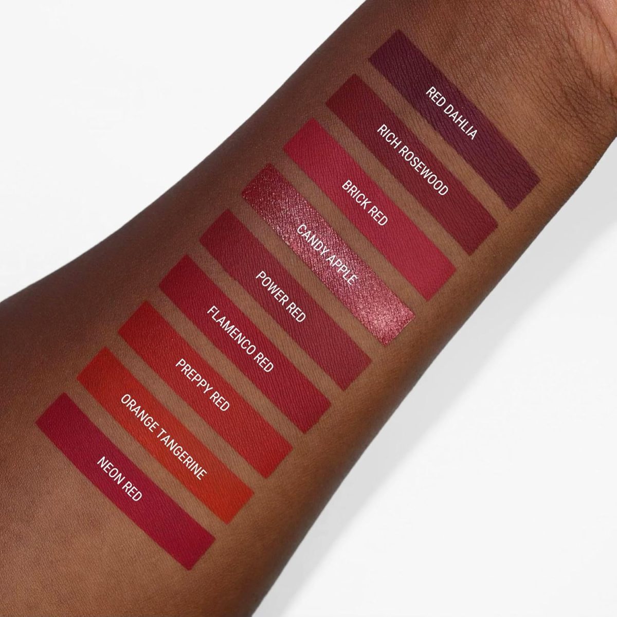 ⁦Aromi Orange Liquid Lipstick, Bright Red Tangerine Lip Color with Matte Finish, Long Lasting Lipstick, Vegan, Cruelty-free, Handmade (Orange Tangerine)⁩ - الصورة ⁦2⁩