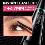 ⁦L’Oréal Paris Cosmetics Telescopic Lift Waterproof Mascara, Lengthening and Volumizing Eye Makeup, Lash Lift with Up to 36HR Wear, Black, 0.33 Fl Oz⁩ - الصورة ⁦4⁩