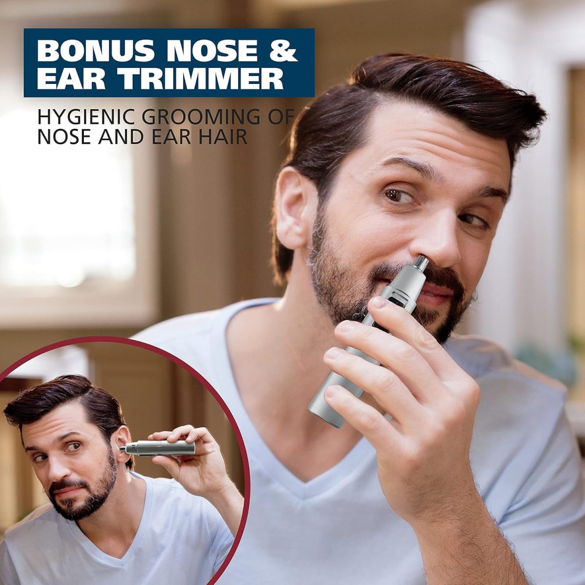 ⁦Wahl Mustache and Beard Trimmer with Bonus Trimmer #5537-420⁩ - الصورة ⁦5⁩