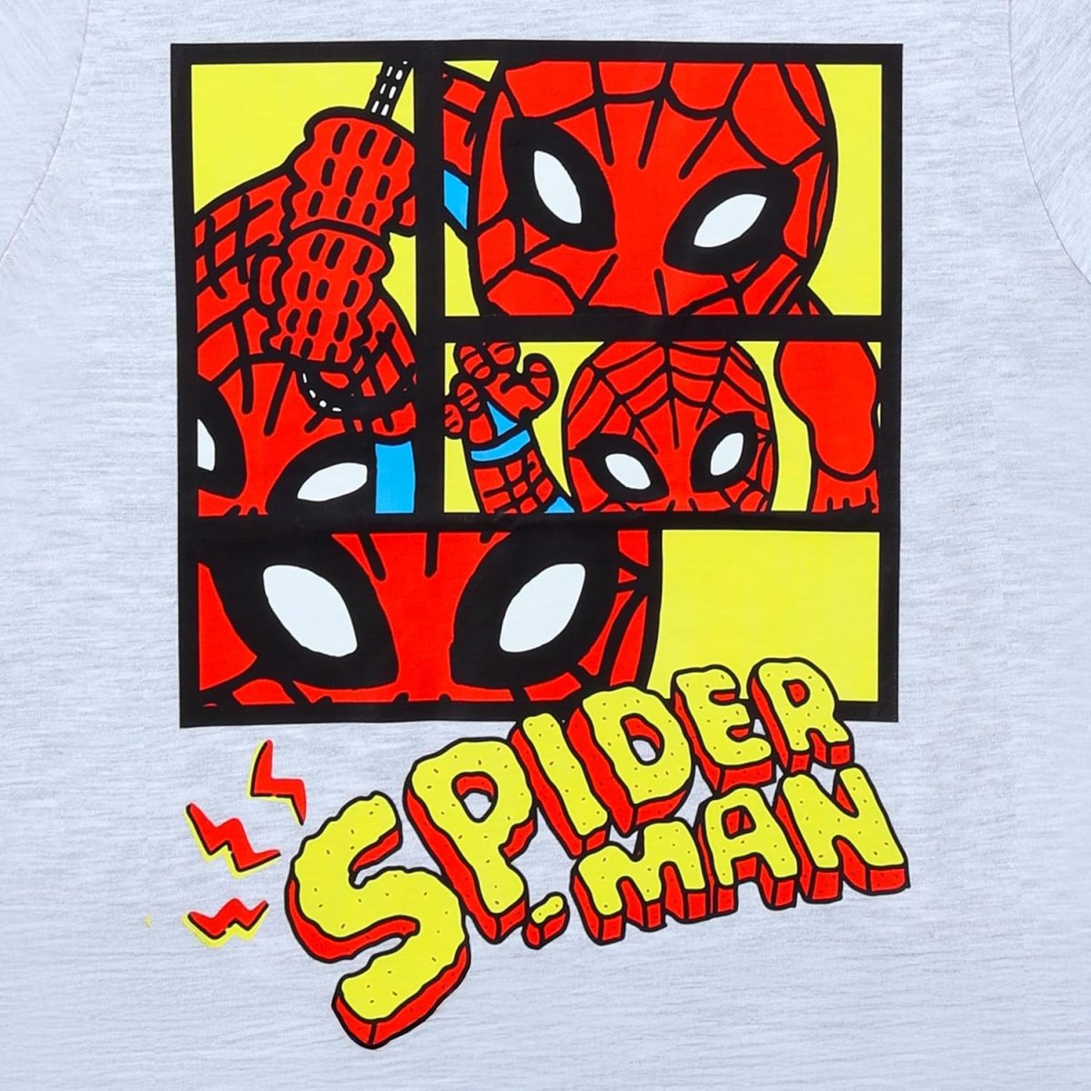 ⁦Marvel Boys Marvel Spiderman Kid's Boys Short Sleeves T-Shirt Western (pack of 1)⁩ - الصورة ⁦5⁩