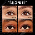 ⁦L’Oréal Paris Cosmetics Telescopic Lift Waterproof Mascara, Lengthening and Volumizing Eye Makeup, Lash Lift with Up to 36HR Wear, Black, 0.33 Fl Oz⁩ - الصورة ⁦2⁩