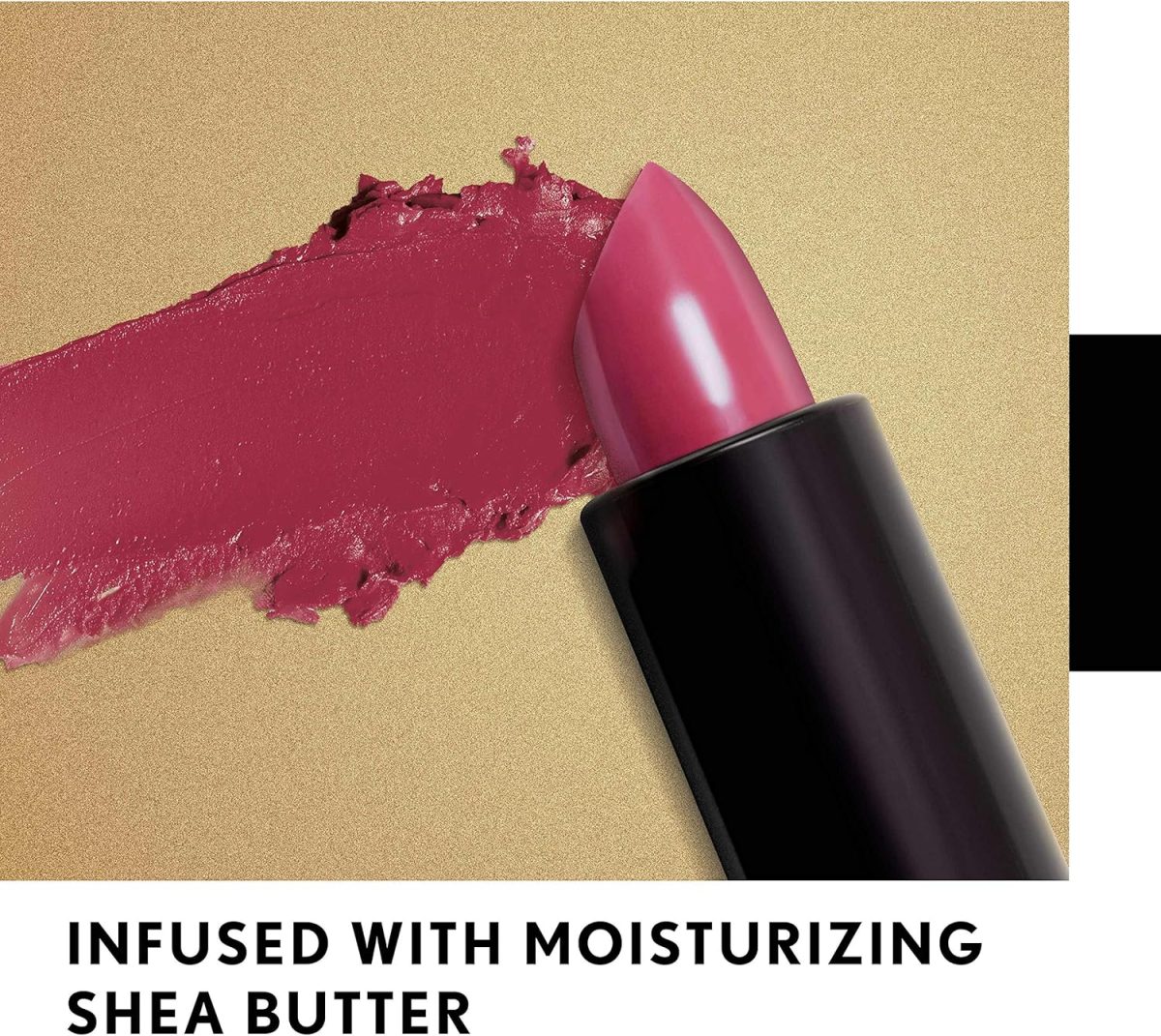 ⁦COVERGIRL Exhibitionist Lipstick Cream, Tempting Toffee 255, Lipstick Tube 0.123 OZ (3.5 g)⁩ - الصورة ⁦4⁩