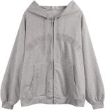 AAZXVVBB Women's Fashion Hoodies & Sweatshirts Autumn Fashion Hooded Long Sleeve Loose Casual Hoody All-match Boyfriend Office Ladies Sweatshirts(L(Asian Size))