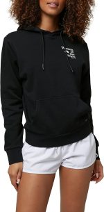 O'NEILL Women's Oversized Hoodie - Women's Fleece Hooded Sweatshirt with Front Pocket and Graphic Design