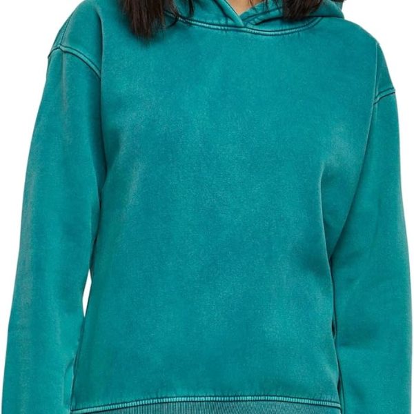 Urban Classics Women's Ladies Stone Washed Hoody Hooded Sweatshirt