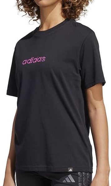 adidas Womens Camo Linear Graphic T-Shirt