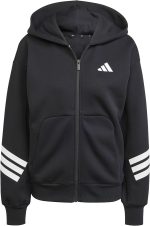 adidas Women's Future Icons Three Stripes Full Zip Hoodie Hooded Sweatshirt