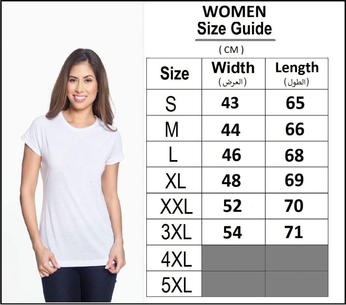 ⁦87tee Shark printed T-shirt for Women, White⁩ - الصورة ⁦2⁩