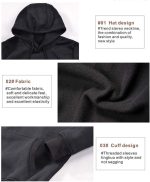 ⁦YIAI BTS Print Travis Scotts Astroworld Hooded Hoodies Men/Women Clothes Plus Size Harajuku Hip Hop Hoodies Sweatshirt⁩ - الصورة ⁦3⁩