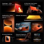⁦Realme GT 7 Pro DUAL SIM 512GB ROM + 12GB RAM (GSM Only | No CDMA) Factory Unlocked 5G Smartphone (Mars Orange) - International Version⁩ - الصورة ⁦2⁩