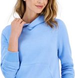 ⁦ID Ideology Women's Fleece Sweatshirt Hoodie Blue Size XX-Large⁩ - الصورة ⁦2⁩