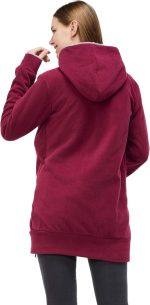 ⁦MaisMa Women's Fleece Zip Up Maternity Kangaroo Baby Carrier Hoodie Sweatshirt Jacket⁩ - الصورة ⁦5⁩