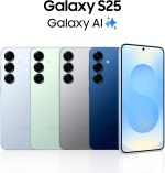 ⁦SAMSUNG Galaxy S25 Cell Phone, 256GB AI Smartphone, Unlocked Android, AI Camera, Fast Processor, ProScaler Display, Long Battery Life, 2025, Mint (International Version)⁩ - الصورة ⁦2⁩