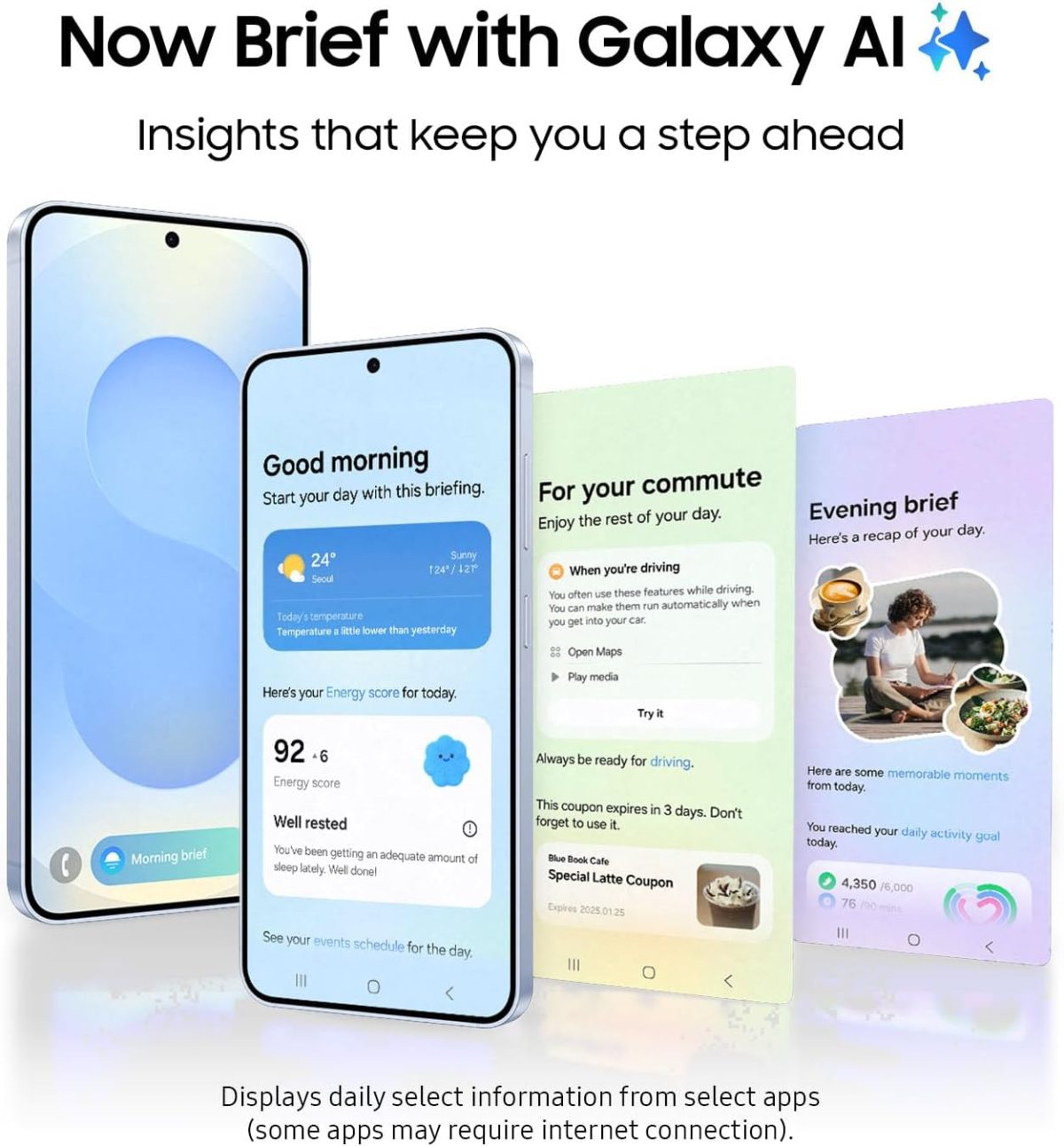 ⁦SAMSUNG Galaxy S25 Cell Phone, 256GB AI Smartphone, Unlocked Android, AI Camera, Fast Processor, ProScaler Display, Long Battery Life, 2025, Mint (International Version)⁩ - الصورة ⁦3⁩