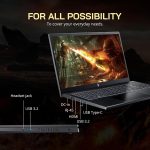 ⁦acer Nitro 15.6" FHD IPS 144Hz Gaming Laptop, Intel i7-13620H, 16GB DDR5, 512GB SSD, NVIDIA GeForce RTX 4060, Keyboard Backlight, Wi-Fi 6, HD Webcam, Windows 11 Home, Black, 256GB Docking Station Set⁩ - الصورة ⁦8⁩