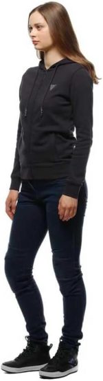 ⁦Dainese Women's Speed Demon Hoodie Wmn Sweatshirt with Hood and Front Zip Made of Cotton⁩ - الصورة ⁦3⁩