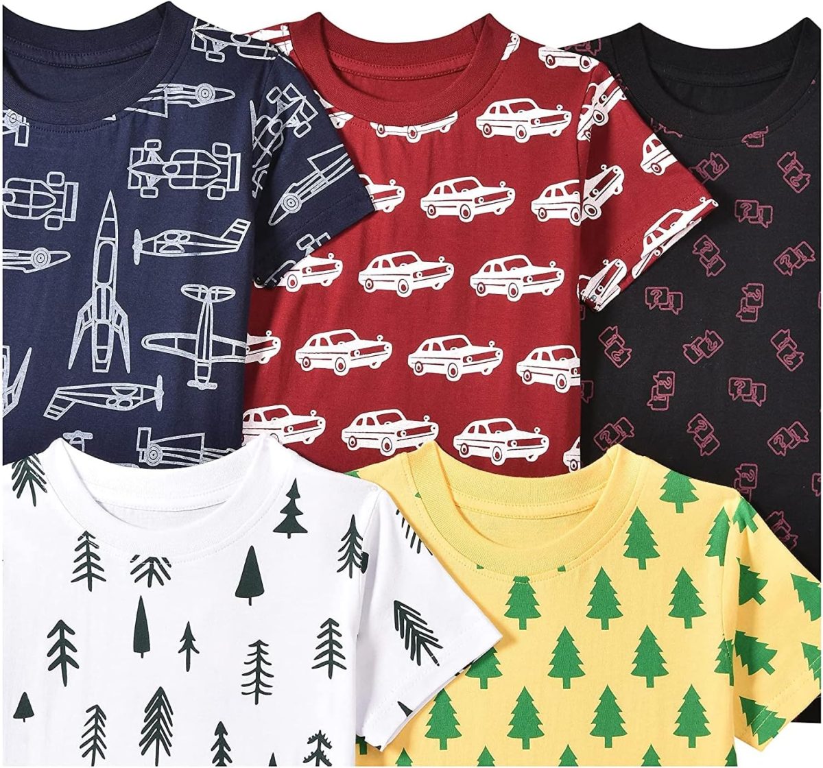 ⁦T2F Boys Boys Cotton Regular Fit T-Shirt T-Shirt⁩ - الصورة ⁦4⁩