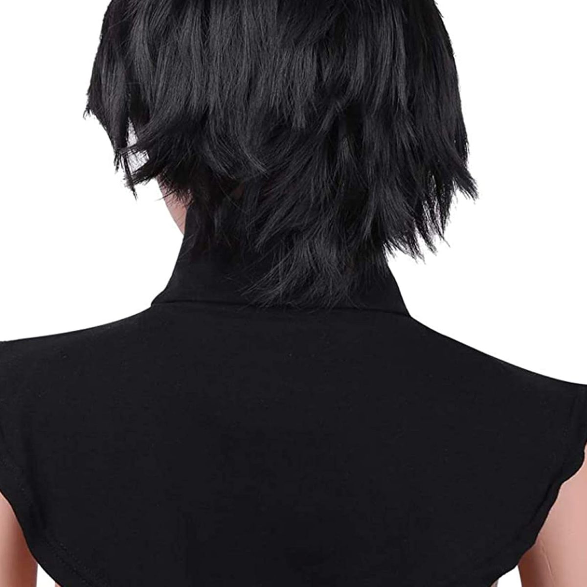 ⁦ZUYPSK Women's Cotton High Half Top Neck Dickey False Fake Turtleneck Neck Wear Outer or in Sweater Hoodie (Black-High Neck)⁩ - الصورة ⁦4⁩