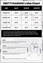 ⁦PRETTYGARDEN Women's 2025 Fall Hooded Sweatshirts Long Sleeve Half Zip Cropped Hoodies Pullover Winter Fashion Clothes⁩ - الصورة ⁦6⁩