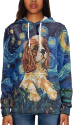 ⁦WELLFLYHOM Womens Sweatshirts Pullover Hoodies Teens Sportwear Fall Tops⁩ - الصورة ⁦3⁩