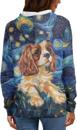 ⁦WELLFLYHOM Womens Sweatshirts Pullover Hoodies Teens Sportwear Fall Tops⁩ - الصورة ⁦4⁩