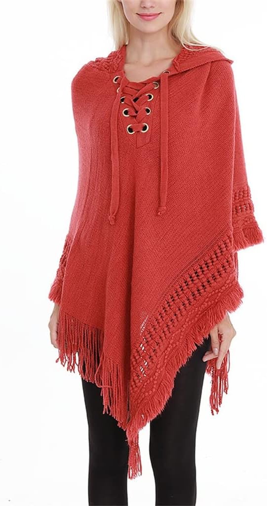 ⁦Casual Hooded Sweatshirt Loose Large Size Female Tops Hoodie Hundred Cape (Color : D, Size : Talla �nica)⁩ - الصورة ⁦3⁩