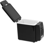 ⁦Avcbno Compact refrigerator 6L Car Refrigerators Ultra Quiet Low Noise Car Mini Fridge Freezer Cooling and Heating Box 2 In 1 Multi-function Travel(A)⁩ - الصورة ⁦3⁩