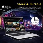 ⁦Acer Chromebook 315 15.6" HD Laptop, Intel Pentium N6000, 4GB LPDDR4X, 288GB Storage (128GB eMMC & 160GB Docking Station Set), Intel UHD Graphics, Numeric Keypad, HD Webcam, Wi-Fi 6, Chrome OS, Silver⁩ - الصورة ⁦8⁩