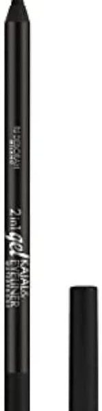Deborah milano 2 in 1 Gel Kajal & Eyeliner Pencil, 01 Black