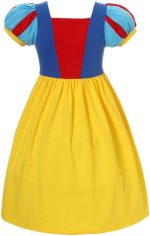 ⁦Lito Angels Rapunzel/Snow White/Merida Girls Princess Dress Costume Size 2-11 Years⁩ - الصورة ⁦2⁩