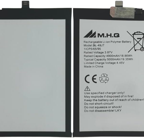 M.H.Q Battery Compatible With Bl49Jt Tecno Spark 17 Pro (Kf7) / Camon 18P (Ch6) / Spark 8 Pro (Kg8) Battery