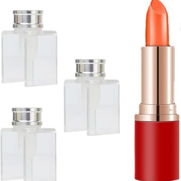 SYBL 3 Set 12.1 DIY Lipstick Mold Set Lip Balm Maker Silicone Lipstick Making Mould Cosmetic DIY Mold for 12.1mm Lipstick Tube