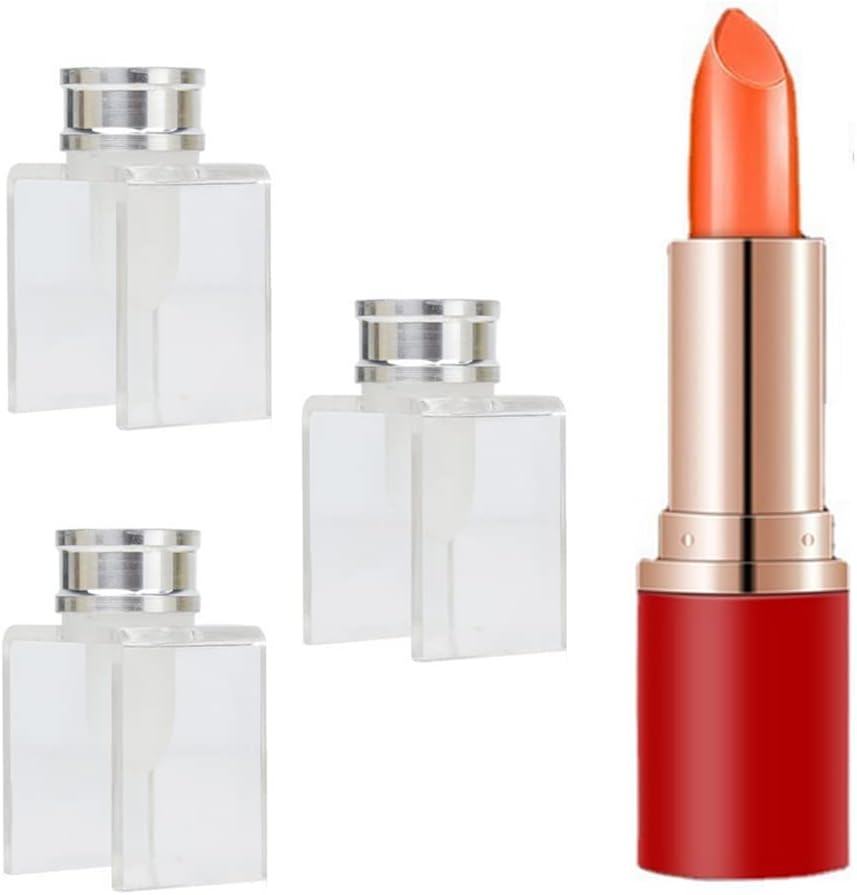 SYBL 3 Set 12.1 DIY Lipstick Mold Set Lip Balm Maker Silicone Lipstick Making Mould Cosmetic DIY Mold for 12.1mm Lipstick Tube