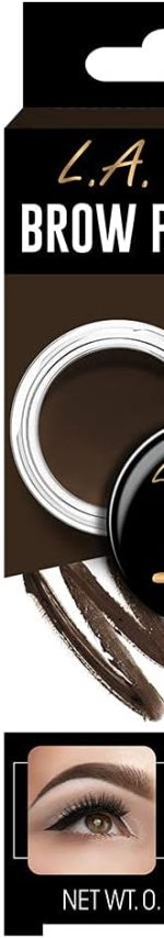 ⁦L.A. Girl Brow Pomade Long Lasting Gel Formula GBP364 Warm Brown, 3g⁩ - الصورة ⁦2⁩
