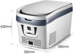 ⁦DDCVFREE Mini fridge 38L Car Fridge Compressor DC 12V 24V Car Refrigerator Freezer Cooler for Car Home Picnic Refrigeration Freezer -19~10 Degrees⁩ - الصورة ⁦4⁩