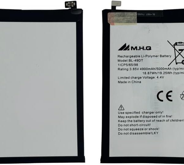 M.H.Q Battery Compatible With Bl49Dt Tecno Pouvoir 2 (La7) / Pouvoir 2 Pro (La7 Pro) / Pouvoir 1 (La6) / Pouvoir 3 (Lb7) Battery