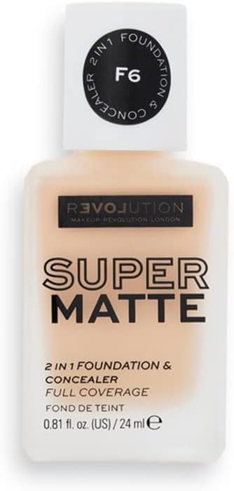 Revolution Relove Supermatte Foundation F6